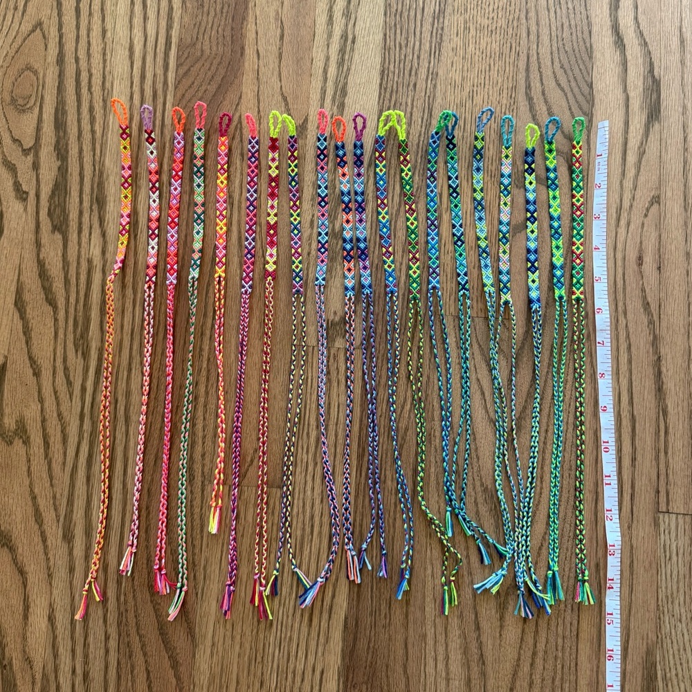Embroidery Thread Friendship Bracelets - Picture 3 of 3